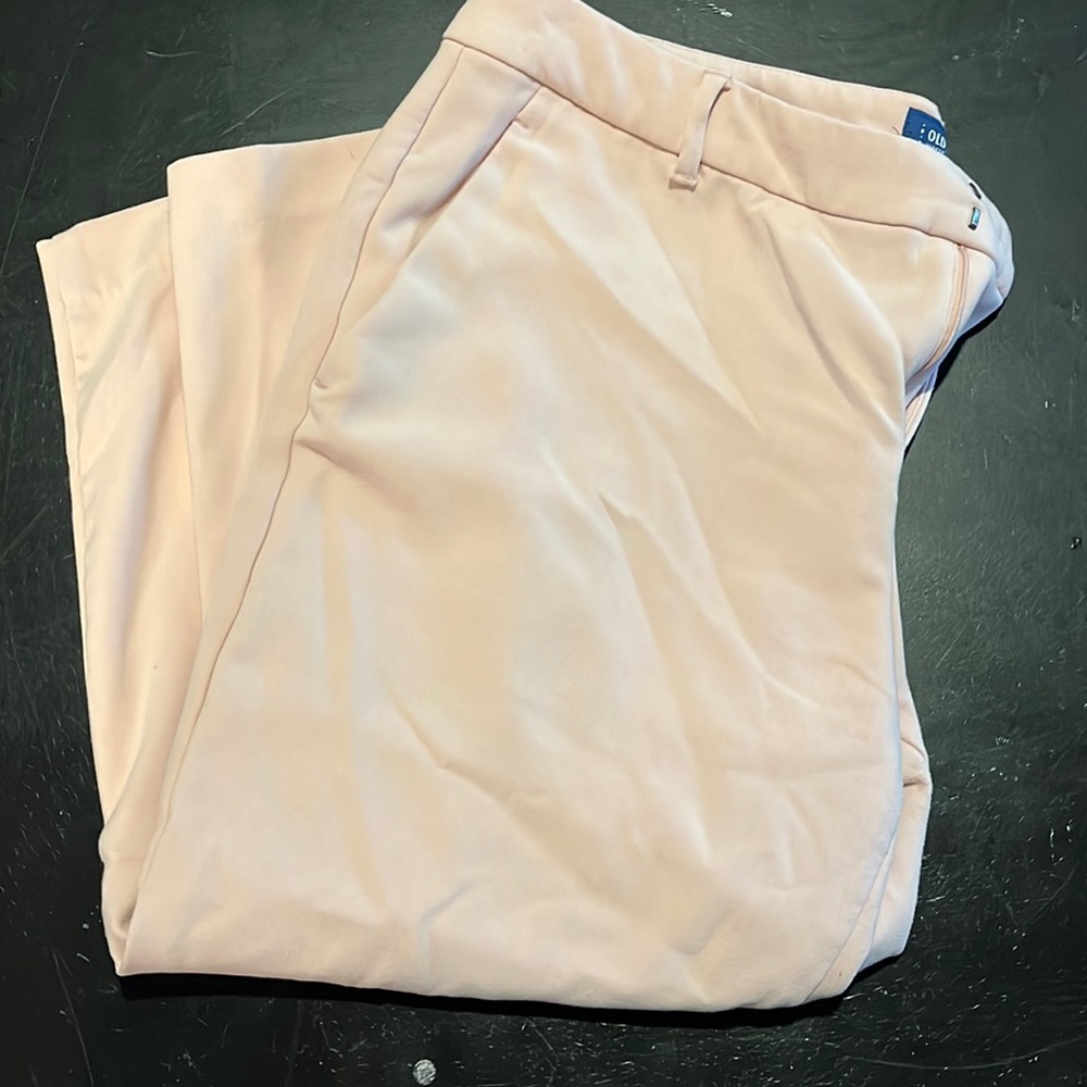 Women’s Light Pink-Harper Crop Dress Pants from Old Navy-Size 16